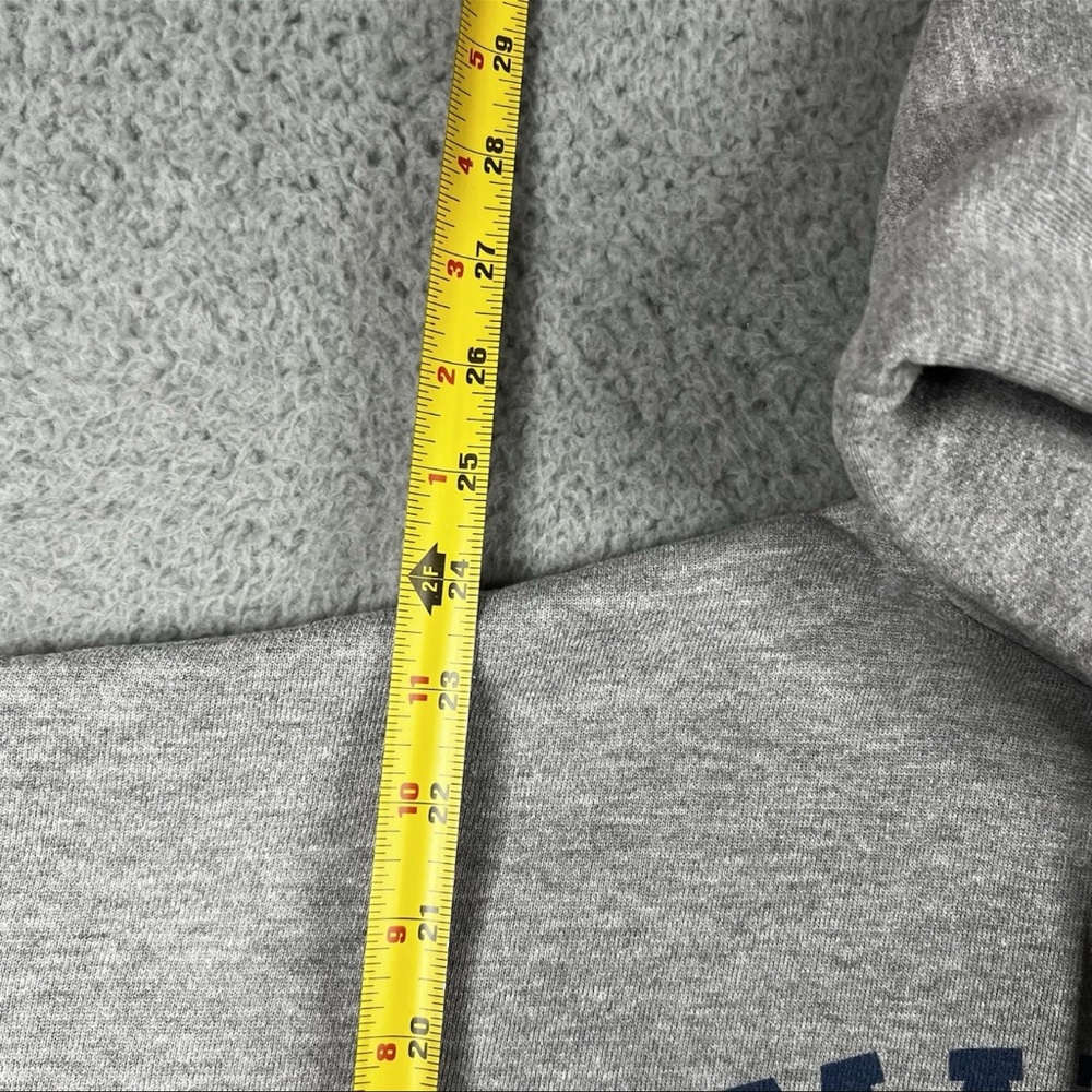 Vintage 90s Hoodie Sweatshirt Gray Pull Over Men’s Size Medium Martha’s Vinyard - Picture 7 of 11